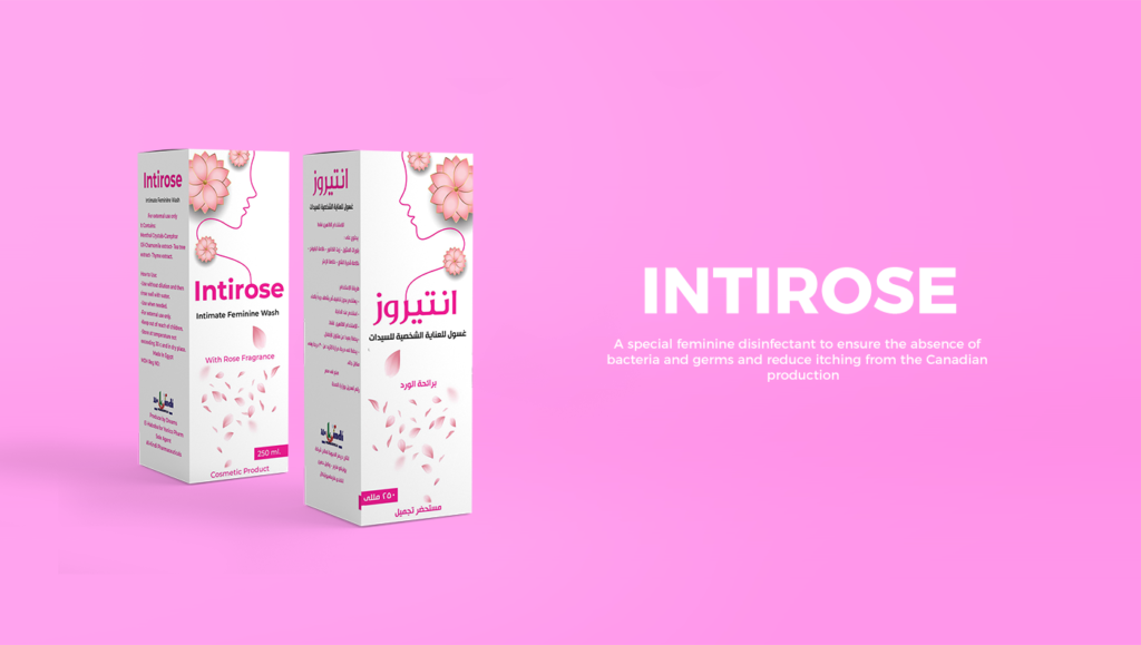 Feminine wash designed for Alkanadi pharma - packaging project